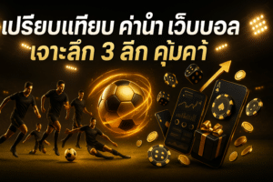 เปรียบเทียบ ค่าน้ำ เว็บบอล